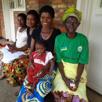 Women farmers in Ethiopia posing for the camera