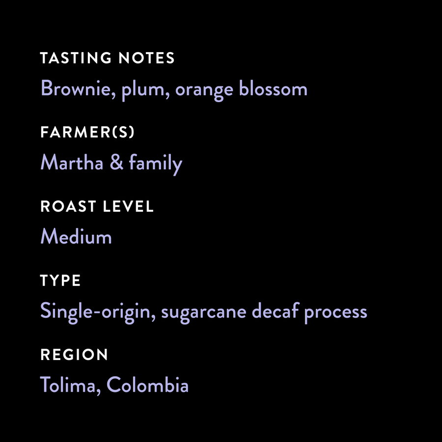 Martha's Decaf Colombia